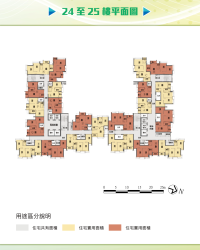 東創大廈_24 至 25 樓住宅平面配置