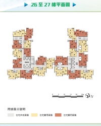 東創大廈_26至27樓住宅平面配置圖