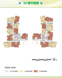 東創大廈_32樓住宅平面配置圖