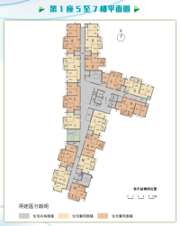 東啟大廈_第1座5至7樓平面圖