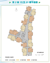 東啟大廈_第2座19至21樓住宅平面圖